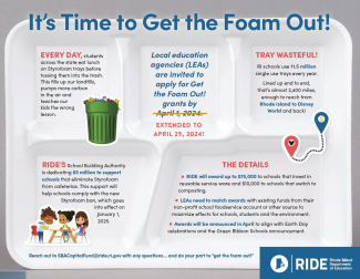 Get the Foam Out Informational Flyer