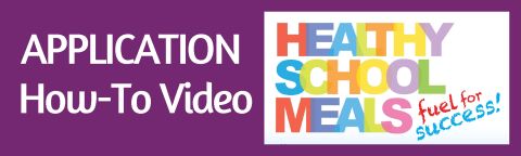 How to complete the meal benefit application video