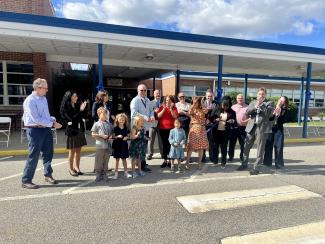 State, town leaders cut the ribbon to commemorate the National Blue Ribbon designation
