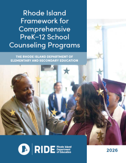 Image of a man smiling greeting a high school graduate